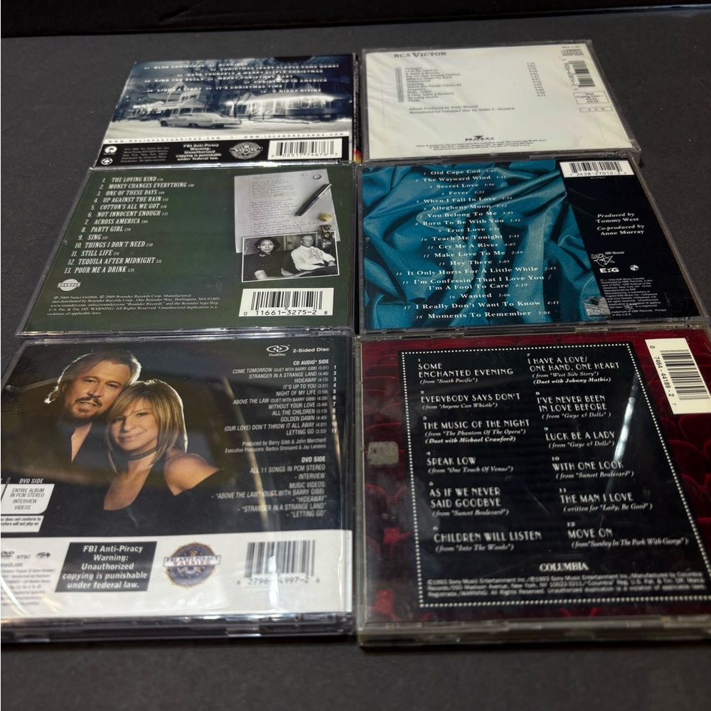 Barbara Streisand, Carol Chaning, Melissa Ethridge, Ann Murray, Nanci Griffith